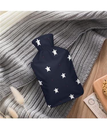 Hot Water Bottle with Lid - Turtles Rubber Hot Water Bag for Pain Relief Cramps & Foot Warmer | Hot & Cold Therapy - Buy Online on GoSupps.com