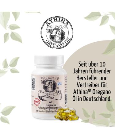 Buy Athina Oregano Oil 3 x 60 Softgel Capsules | 500mg with 80% Carvacrol & Olive Oil | Pure & Natural Ingredients | Fast International Shipping - Buy Online on GoSupps.com