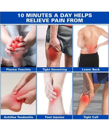 ImproveFit Calf & Foot Stretcher for Plantar Fasciitis | Stretch Hamstring, Heel & Achilles Tendonitis | Relieve Leg Tension | One Size Fits All - Buy Online on GoSupps.com