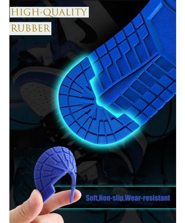 Shayee Shoes Heel Protector 2 Pairs Black 9.5-10.5 | Self-Adhesive Sole Repair Plates for Men and Women Sneakers | Noise Reduction & Skid Proof Cushion - Buy Online on GoSupps.com