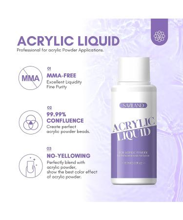 Saviland Acrylic Nail Kit with Drill - Professional Clear/Pink/White Powder & Liquid Set, Nail Drill, Brush, Cuticle Oil, Tools - Home DIY - Buy Online on GoSupps.com