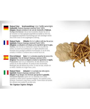 Organic Shatavari Powder - 100g | Pure Raw & Dried | Vegan Ayurvedic Herb | Dr. Wakde's | Same Day Dispatch - Buy Online on GoSupps.com