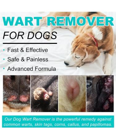 Tioueo Dog Skin Tag Remover Cleaner Dog Wart Remover - Effective & Safe Solution for Canine Wart Skin Tags Corns Callus Painless and No Harm Wart Removal - Buy Online on GoSupps.com