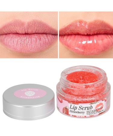 Natural Strawberry Lip Peeling & Scrub | Exfoliate & Soften Lips | 20g Lip Care - Buy Online on GoSupps.com