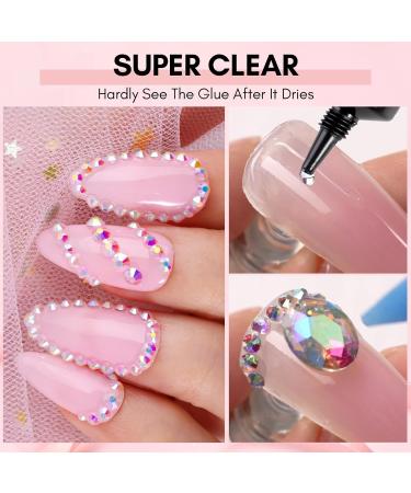 Makartt Nail Rhinestone Glue Gel Kit 15g - Super Adhesive Gel for Nail Crystals & Rhinestones - Buy Online on GoSupps.com