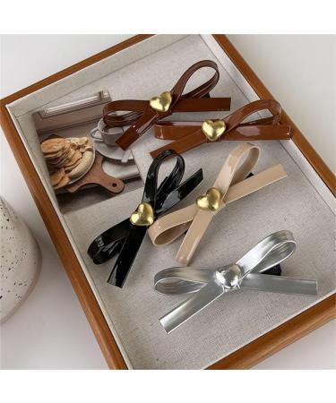hgnxa Love Heart Hair Clip Ballet Style Hairpin Duckbill Hairclips Hair Barrettes for Women Side Bangs Hair Styling Tool - Buy Online on GoSupps.com
