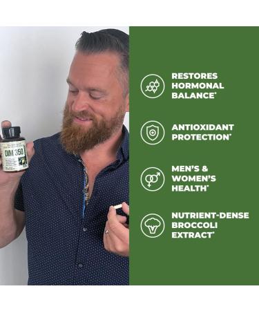 DIM Supplement with Bioperine 350mg - Hormone Balance for Women & Men - 60 Capsules for Enhanced Absorption & Hormonal Support - Buy Online on GoSupps.com