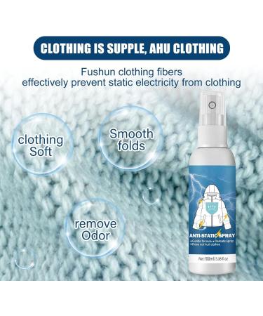 Static Guard Spray Anti-Static Cleaning Spray - Portable 100ml Static Remover for Clothing Textiles Furniture Reduce Static Cling Eliminate Static Shock Bairong - Buy Online on GoSupps.com