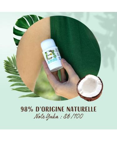 LOVEA - Solid Deo-Care - Deodorant - Organic Coconut Oil - 24h Effectiveness - 98% Natural Origin - Alcohol Free - Vegan - Certified Organic - Made in France - 50 g - Buy Online on GoSupps.com