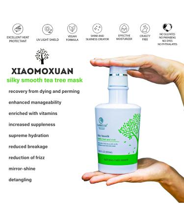 Xiaomoxuan Natural Tea Tree Collagen Shampoo & Hair Mask Set - Hydrating & Repairing for Dry Damaged Color-Treated Hair - Sulfate & Paraben Free for All Hair Types - Buy Online on GoSupps.com