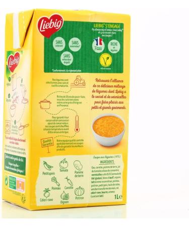  G n rique Liebig Liebig Vegetables and Vermicelli 1L 1L Pack of 2 Sold as a Lot - Buy Online on GoSupps.com