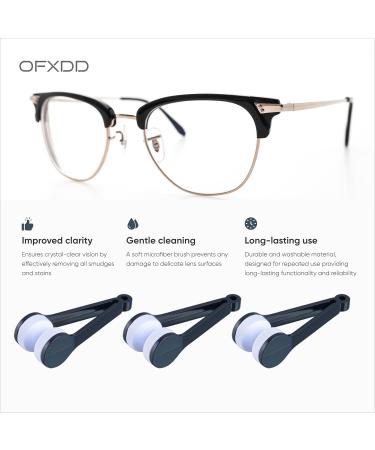 Premium Microfiber Sunglasses & Eyeglasses Cleaner - Soft Brush Lens Cleaner with Clip - 3 Pcs Set for Crystal Clear Vision - Buy Online on GoSupps.com