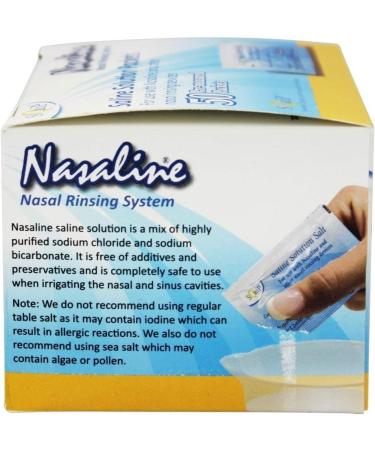 Squip Products Nasaline Salt Pre-Measured Packets - 50 Packets | International Shipping Available - Buy Online on GoSupps.com