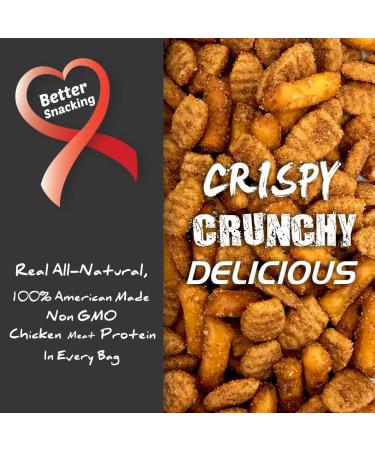 Barn Dad Nutrition CHXNSNX Cinnamon Swirl Protein Bites with Pretzel Pieces - 42g Protein - 7 Servings - 6.16 oz Bag - Buy Online on GoSupps.com