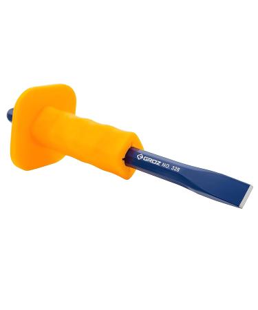 Groz Octagonal Shank Cold Chisel 10 Length 3/4 Blade Width | Grip Guard | 52-58 HRC | #32841 - Buy Online on GoSupps.com