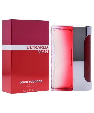 Ultrared By Paco Rabanne For Men Edt Spray 3.4 Oz - Buy Online on GoSupps.com