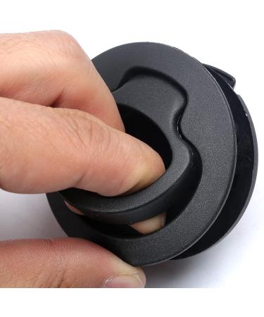Mxeol Marine Slam Latch Black Flush Pull Slam Latch Round Plastic Black  4 PACK - Buy Online on GoSupps.com