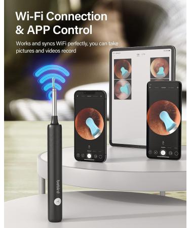 Ear Wax Removal Tool with Camera and Light | Ear Cleaner Kit for iOS & Android - Buy Online on GoSupps.com