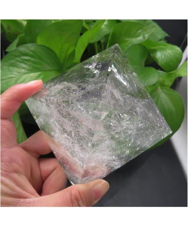 87 * 87 * 72mm Large Rock Clear Quartz Crystal Pyramid Handmade Pyramid Reiki Stone Crystal Reiki - Buy Online on GoSupps.com