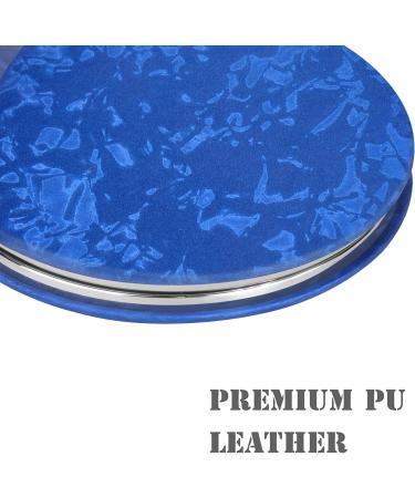 Portable Compact Vanity Mirror for Men Women Girls Delicate Blue Travel Cosmetic Mirrors 1X & 2X Magnification for Handbag Pocket Foldable 2-Sided Small Cute Makeup Mirror for Daily Work Business - Buy Online on GoSupps.com
