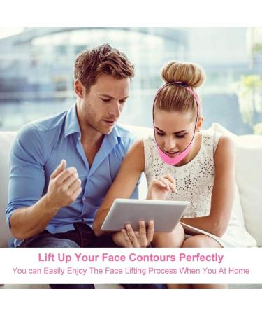 Face V Shaper Bandage - Double Chin Skin Relaxation Belt | Breathable Face Lifting Solution for TV & Play - Buy Online on GoSupps.com