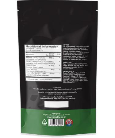Nutrality Green Tea Fat Burner Advanced - Metabolism Boost & Appetite Suppressant for Weight Management - Vegan - 30 Capsules - Buy Online on GoSupps.com