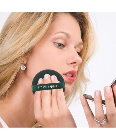 FRCOLOR 6pcs Puff Foundation Blending Sponge Set | Dark Green Makeup Egg & Powder Puff for Flawless Face & Body Application - Hydrophilic Polyurethane | International Shipping Available - Buy Online on GoSupps.com