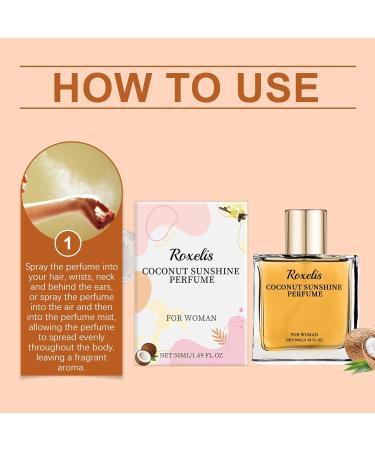 Coconut & Vanilla Perfume & Body Spray Vegan Cruelty-Free 1.69 OZ - Buy Online on GoSupps.com