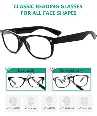 Eyekepper Classic Reading Glasses for Women | 5-Pack +1.50 Strength | Stylish & Versatile Reading Aid - Buy Online on GoSupps.com
