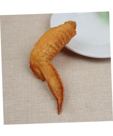 Cabilock 5pcs Simulation Chicken Leg Chicken Wings Pvc Snack Drumstick - Buy Online on GoSupps.com