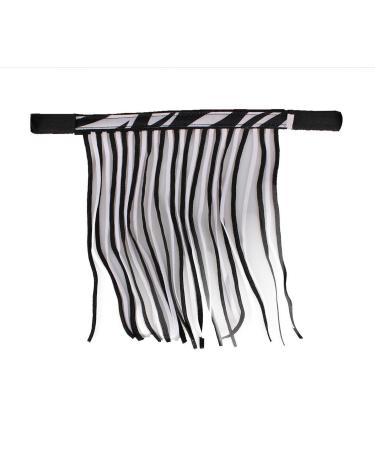 ARBO-INOX - Fly fringes - simple - colored - with or without ears (Full Warmblood Zebra) Full Warmblood Zebra
