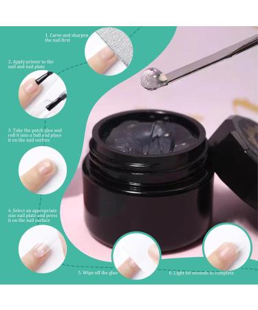 Press on Nails Glue Solid Glue Solid Nail Glue for Soft Gel Nail Tips 10ml Press on Nail Glue Clear DIY Nail Glue Gel for Home Nail Glue for Acrylic Nails Fake Nails 1pc - Buy Online on GoSupps.com
