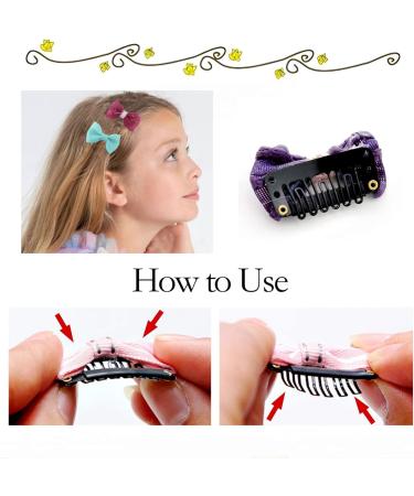 20Pcs Mini Baby Hair Clips - Boutique Grosgrain Ribbon Bows for Girls - Buy Online on GoSupps.com