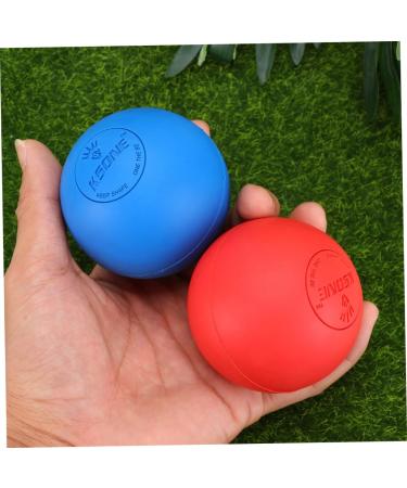 Solustrie 2-Pack Arch Massage Lacrosse Balls | Spiky Trigger Point Foam Roller & Back Roller | Yoga & Foot Massage Device | Perfect for Ice Hockey & Body Recovery - Buy Online on GoSupps.com