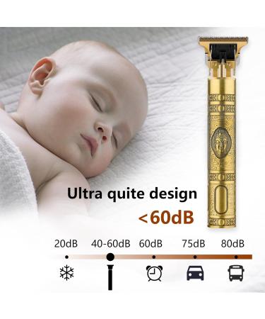 CKCLR Men's Hair Clipper 4 Limited Comb Electric Hair Shaver - Waterproof T-Blade, USB Chargeable, Men's Gift (Gold) - Buy Online on GoSupps.com