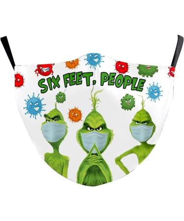 Youning Unisex Christmas 3D Print Face Masks - Funny Motifs Washable Multifunctional Neck Bandana & Dust Protection with Filters (7 PCs) - Buy Online on GoSupps.com