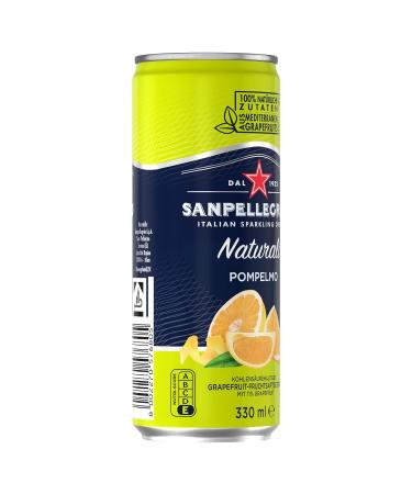 San Pellegrino Pompelmo Grapefruit Lemonade - 11% Juice 24 Pack (330ml) - Refreshing Italian Citrus Drink - Buy Online on GoSupps.com