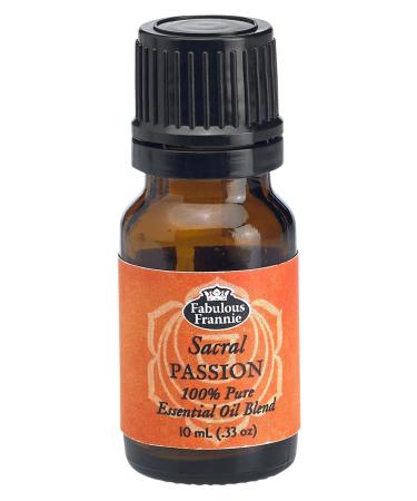Fabulous Frannie 2nd Chakra Sacral Passion Pure Essential Oil Blend undiluted .33oz (10ml) Chakra 2 - Pure Oil