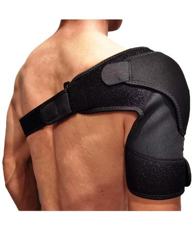 COPPER HEAL Shoulder Brace | Adjustable Compression Sleeve for Rotator Cuff | Men Women Support & Pain Relief - Buy Online on GoSupps.com
