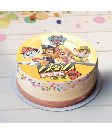 Dekora 160129 for PAW PATROL fans Round 20cm Edible WAFER cake topper. - Buy Online on GoSupps.com