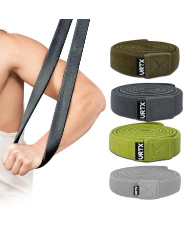 VRTX Mesh Resistance Bands - Stretchable Weighted Exercise Bands for Working Out Durable and Comfortable for Whole-Body Training Physical Therapy Yoga