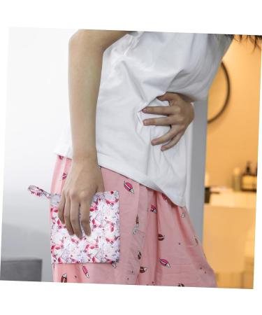 Lurrose 7pcs Women's Reusable Panties & Pads Set | Washable Menstrual Cloth & Bamboo Charcoal Liners with Storage Bag - Buy Online on GoSupps.com