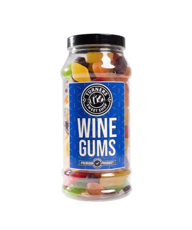 Wine Gums - 700g by Turners Sweet Shop Traditional Retro Gift Jar Classic Original Pick & Mix Sweets Quality Confectionary Fantastic Gifts for Him Her or Them