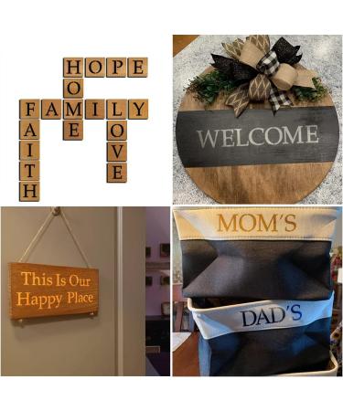 2 Inch Alphabet Letter Stencils for Painting - 70 Pack Reusable Templates for Wood Signs & Wall Art - Buy Online on GoSupps.com