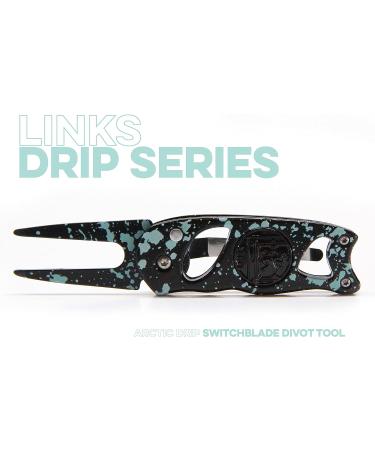 Links Golf Divot Tool with Pop-up Button & Magnetic Ball Marker - Arctic Drip - Buy Online on GoSupps.com