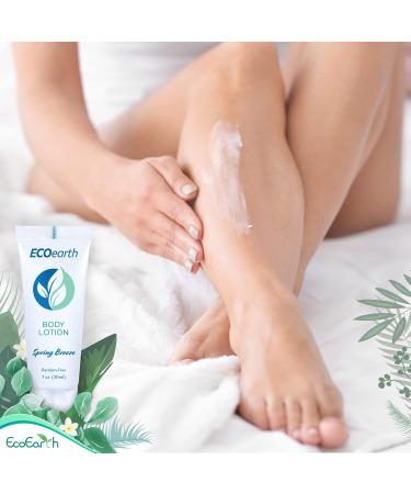 EcoEarth Hotel Toiletries Bundle - 125 Mini Guest Amenities Set | Spring Breeze 5-Piece (Bar Soap Shampoo Conditioner Body Lotion Body Wash) - Ideal for eCommerce International Shipping - Buy Online on GoSupps.com