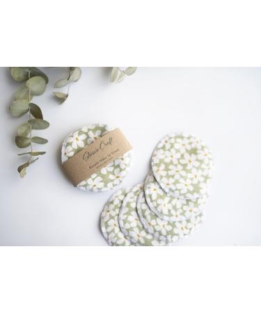 Reusable Makeup Remover Pads Eco-Friendly Reusable Cotton Bamboo Rounds Wipes (5)