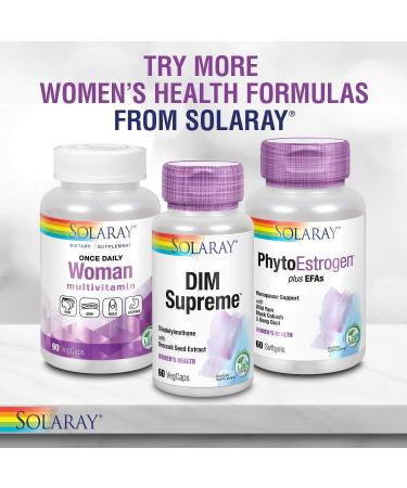 Solaray Phytoestrogen Supplement - 120 Count - Buy Online on GoSupps.com