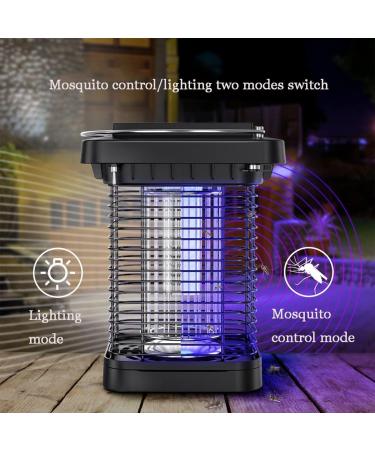 SEFAX Solar Mosquito Killer Lamp for Indoor Outdoor IP65 Waterproof Electric Mosquito Killer UV Light Bulb Fly Trap Killer for Mosquito Moth Fruit Flies - Buy Online on GoSupps.com