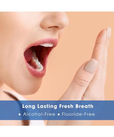 Peppermint Mouthwash Tablets - Chewable Fluoride & Alcohol-Free Travel Size - 90 Tablets for Fresh Breath - Buy Online on GoSupps.com